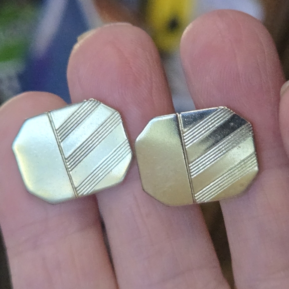 Provenance gold layered vintage cuff links in LIKE NEW Collectible pat2974381 - Picture 5 of 8